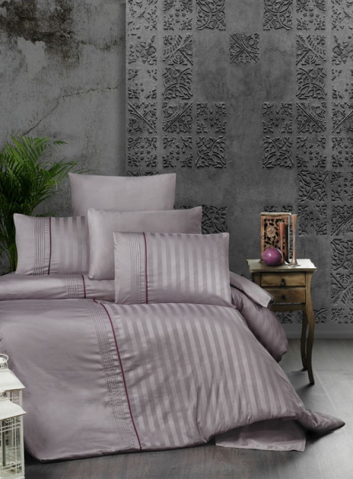 First choice Modalife Lavander delux сатин постельное белье евро 200х220 — изображение 2