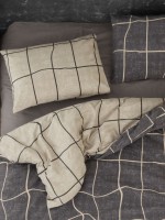 Постільна білизна First Choice Flannel Adonis Brown евро 200х220 - Зображення 2