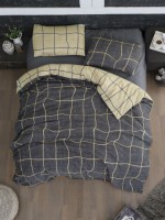 Постільна білизна First Choice Flannel Adonis Grey евро 200х220