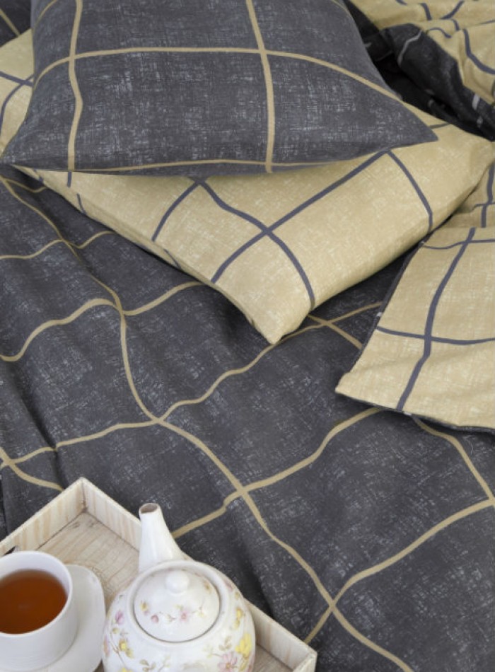 Постільна білизна First Choice Flannel Adonis Grey евро 200х220 - Зображення 2