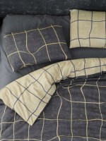 Постільна білизна First Choice Flannel Adonis Grey евро 200х220 - Зображення 3