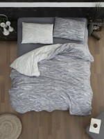 Постельное белье First Choice Flannel Larnell Grey евро 200х220