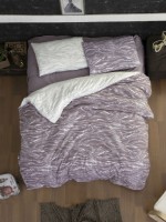 Постільна білизна First Choice Flannel Larnell Lilac евро 200х220