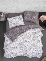 Постільна білизна First Choice Flannel Rozen Lilac евро 200х220