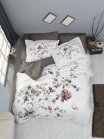Постільна білизна First choice Martina Brown 3D Satin евро 200х220