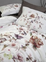 Постільна білизна First choice Martina Brown 3D Satin евро 200х220 - Зображення 2