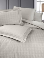 Постільна білизна First choice Darcell Beige (250 TC Satin) евро 200х220 - Зображення 2