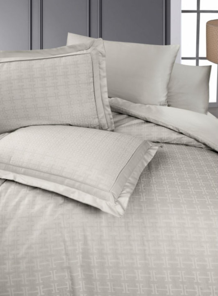 Постільна білизна First choice Darcell Beige (250 TC Satin) евро 200х220 - Зображення 2