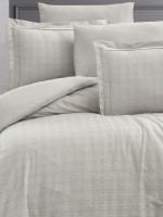 Постільна білизна First choice Darcell Beige (250 TC Satin) евро 200х220 - Зображення 3