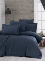 Постільна білизна First choice Darcell Denim (250 TC Satin) евро 200х220