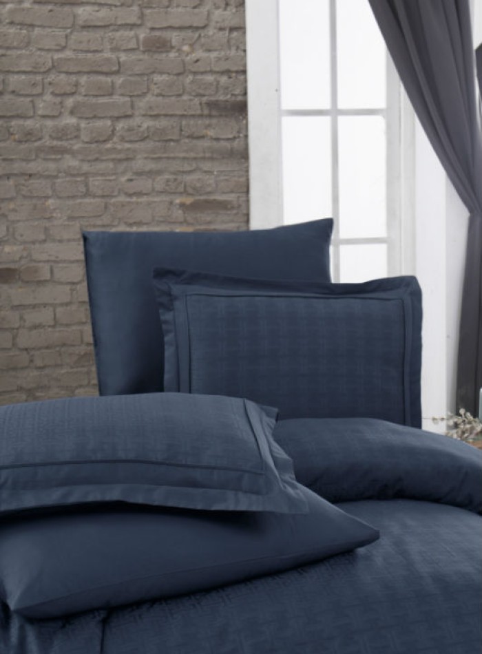 Постільна білизна First choice Darcell Denim (250 TC Satin) евро 200х220 - Зображення 2
