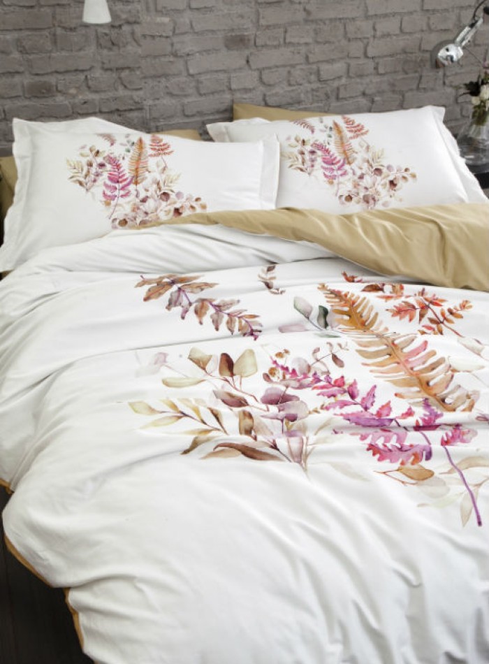 Постільна білизна First choice Sarnia Caramel 3D Satin евро 200х220 - Зображення 2