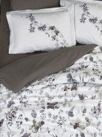 Постільна білизна First choice Moreno Brown 3D Satin евро 200х220 - Зображення 3