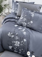 First Choice Evan Indigo постільна білизна сатин сімейний 160х220х2 - Зображення 2