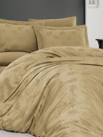 First Choice Marelda Caramel постільна білизна сатин-жакард сімейний 160х220 (2)