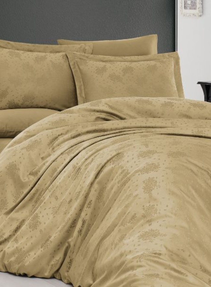 First Choice Marelda Caramel постільна білизна сатин-жакард сімейний 160х220 (2) - Зображення 2