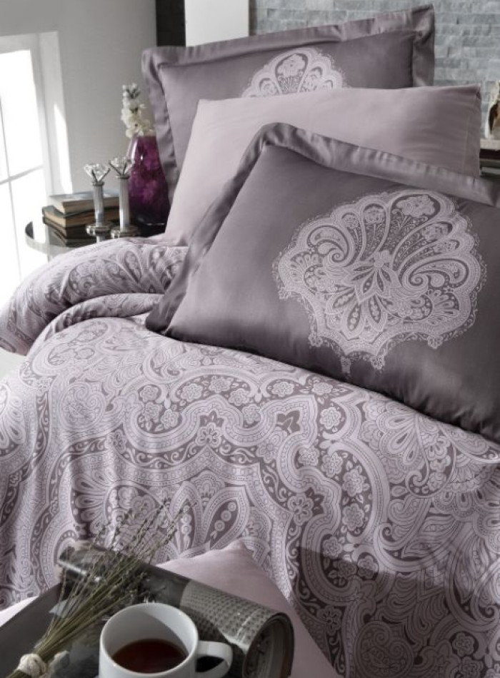 First Choice Milena Lavender постільна білизна сатин сімейний 160х220х2 - Зображення 2