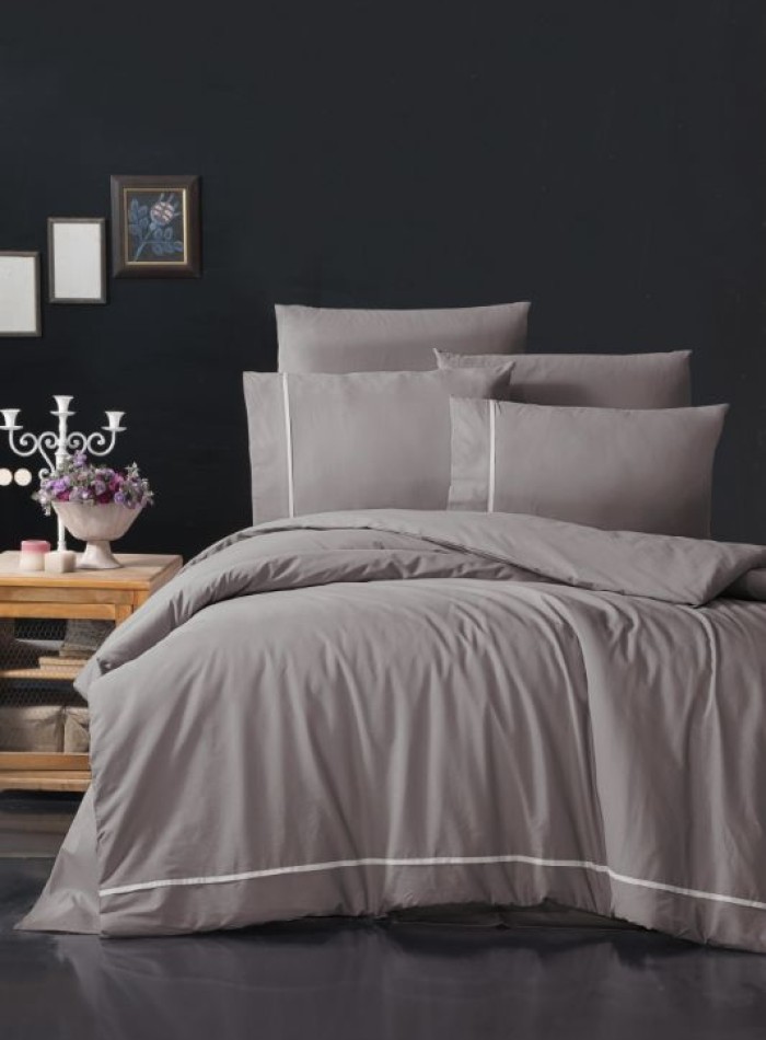 First Сhoice Alisa Lilac постільна білизна ранфорс Deluxe євро 200х220 - Зображення 2