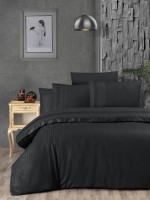 First Сhoice Gala Black постільна білизна ранфорс Deluxe евро 200х220