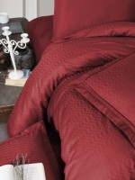 First choice Chackers red delux сатин постельное белье евро 200х220 — изображение 2