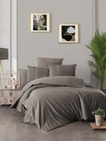 First choice Fantasy Brown delux сатин постельное белье евро 200х220
