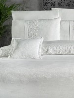 First choice Florenza white vip сатин постельное белье евро 200х220 — изображение 2