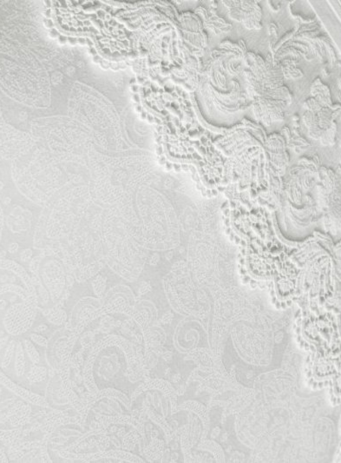 First choice Florenza white vip сатин постельное белье евро 200х220 — изображение 3