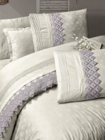 First choice Latina lilac сатин постільна білизна евро 200х220 - Зображення 2