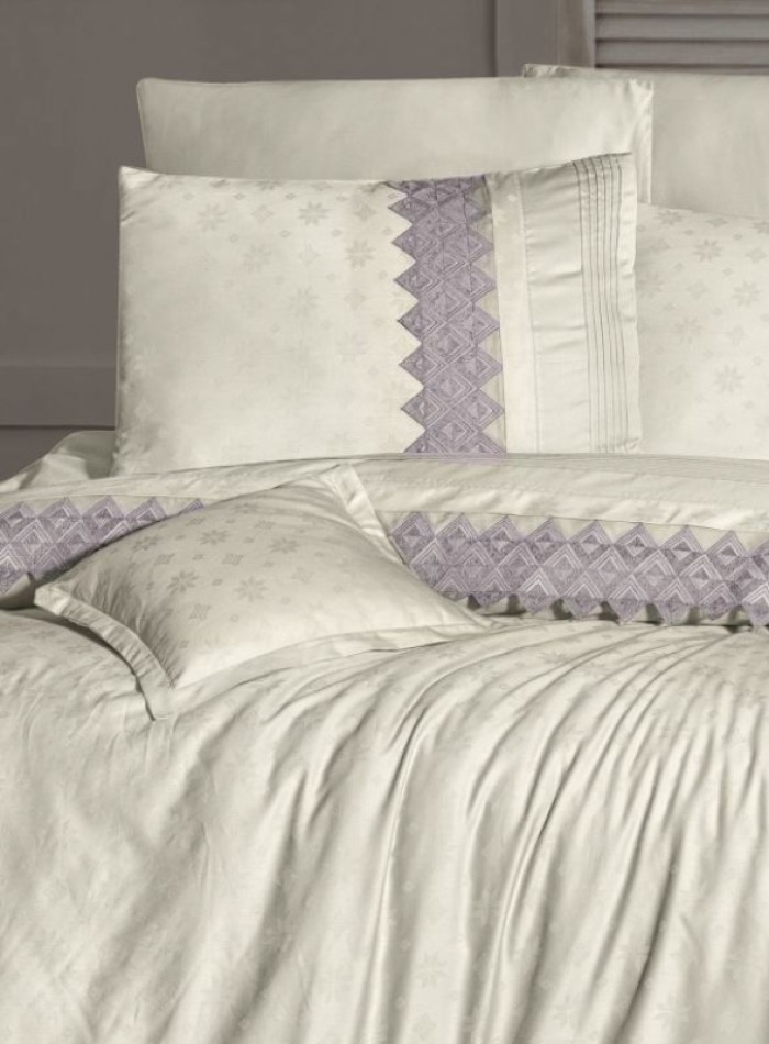 First choice Latina lilac сатин постільна білизна евро 200х220 - Зображення 3