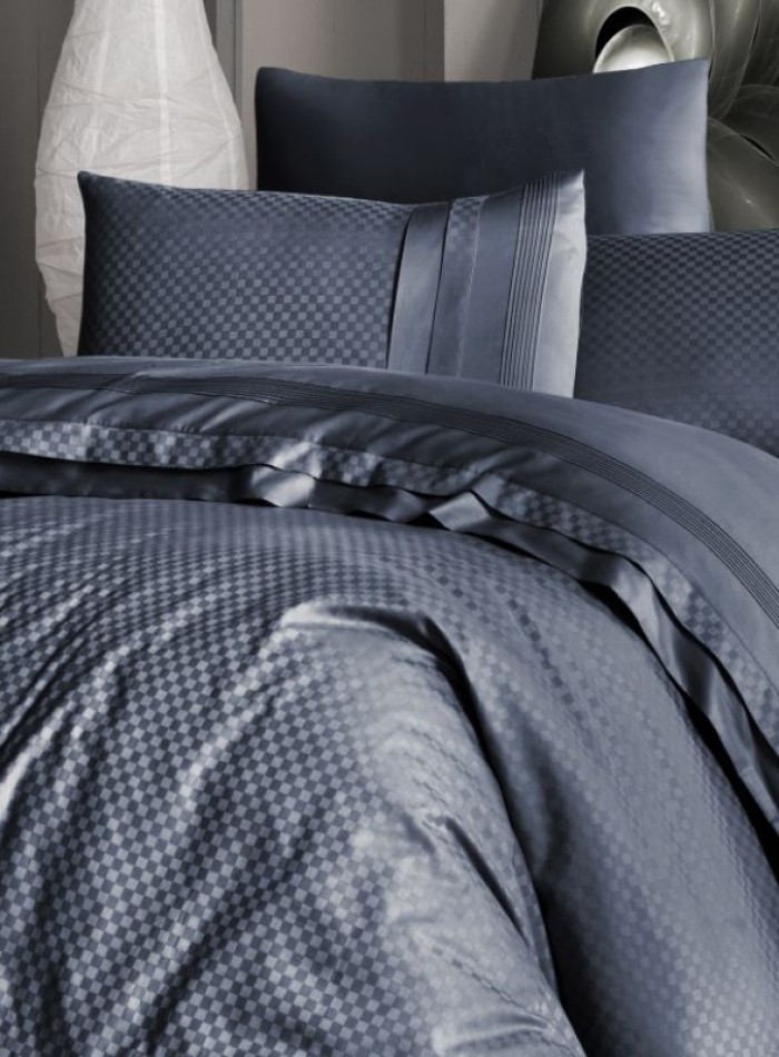 First choice Square style Denim delux сатин постельное белье евро 200х220 — изображение 2
