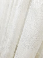 Тюль грек-сетка с жаккардовым узором Jacquard кремовый — изображение 6