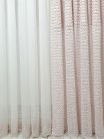 Тюль плетёнка Pletinnya пудра — изображение 7