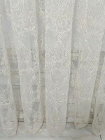 Тюль фатин с узором Pereplet1 бежевый — изображение 6