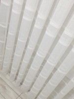 Тюль лён с плетением Linen белый — изображение 4