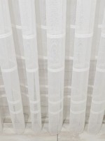 Тюль лён с плетением Linen белый — изображение 5