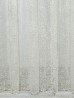 Тюль сетка с вкраплениями Velvet кремовый