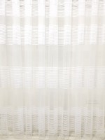 Тюль фатин белый c тонкими полосками Thin strips — изображение 3