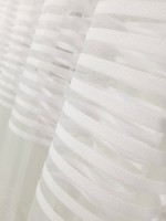 Тюль фатин белый c тонкими полосками Thin strips — изображение 6