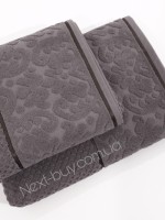 Махровое полотенце для лица Cestepe Delina 50х90 коричневое Турция
