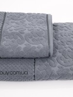Махровое полотенце для бани Cestepe Delina 70х140 темно-синее Турция — изображение 3