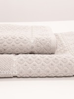 Махровое полотенце для бани Cestepe lux Desa 70х140 серый Турция