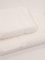 Махровое полотенце для бани Cestepe lux Desa 70х140 кремовый Турция — изображение 3