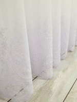 Тюль грек-сітка Bridalveil білий - Зображення 6