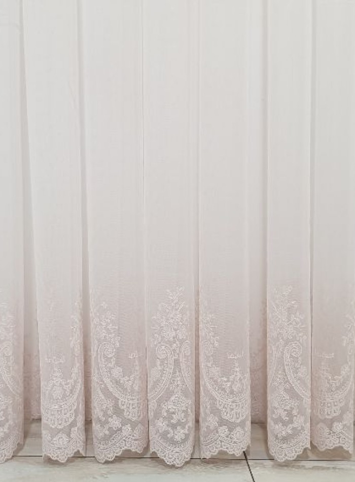 Тюль грек-сетка Bridalveil розовый — изображение 5