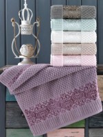 Набір махрових рушників для бані Cestepe Ella 70х140 6шт. Туреччина