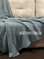 Diamond Silvia в'язаний плед зелений 220х240 Туреччина - Зображення 7