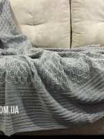 Diamond Silvia в'язаний плед сірий 220х240 Туреччина