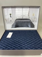 Diamond Silvia в'язаний плед синій 220х240 Туреччина - Зображення 2