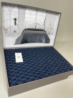 Diamond Silvia в'язаний плед синій 220х240 Туреччина - Зображення 4