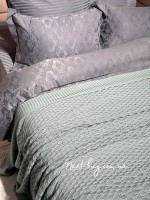 Diamond Silvia в'язаний плед зелений 220х240 Туреччина - Зображення 6